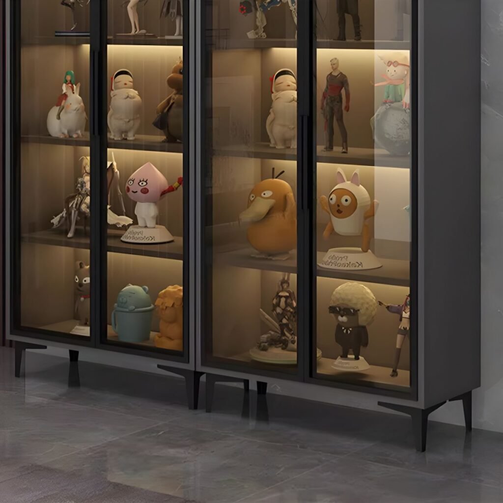 1200x12007 97 Sophisticated Tiered Curation Glass Showcase with Integrated LED Lighting and 12-Versatile Modular Styles for Luxury Living