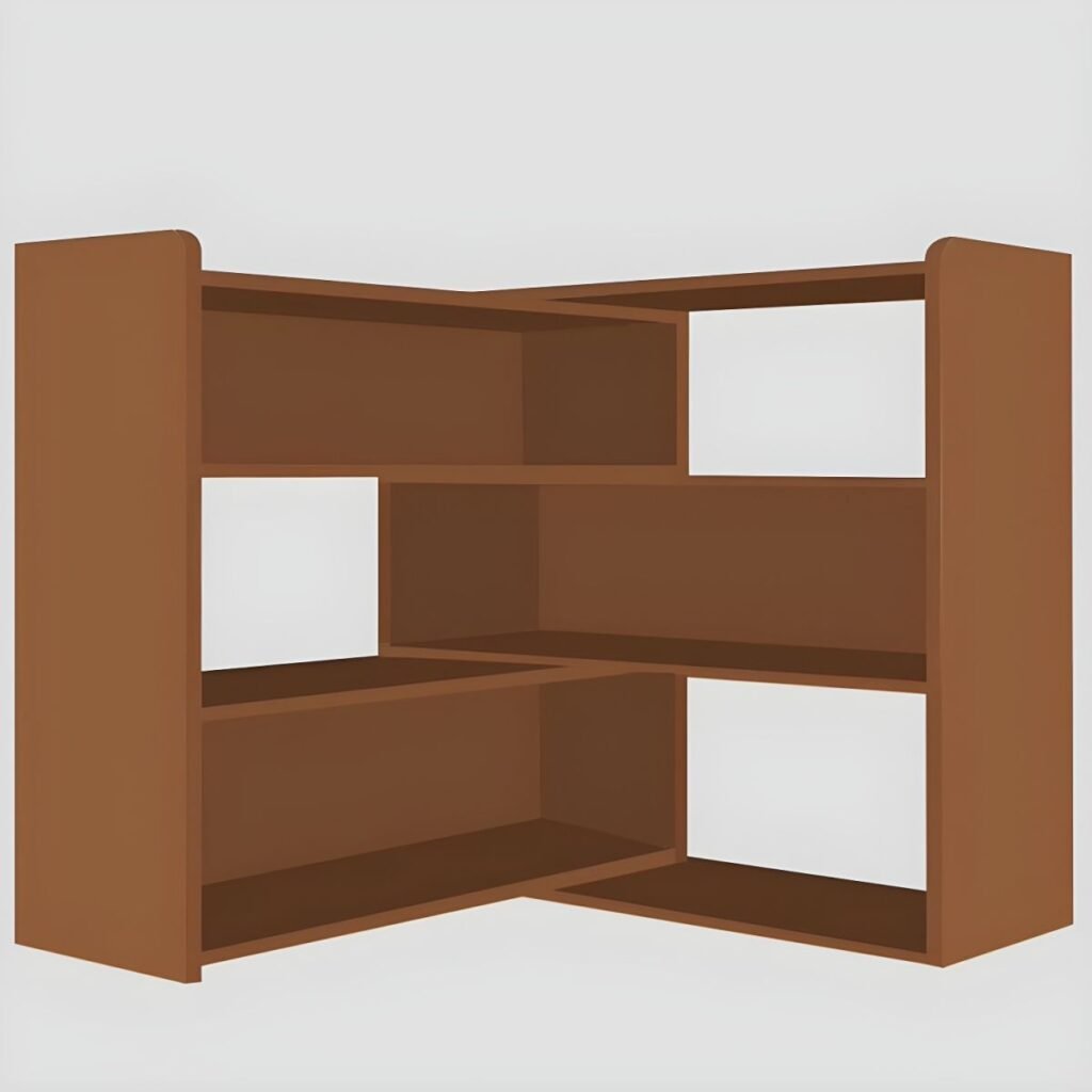 1200x12009 87 Apexerahomelife Plywood Bookcase JX-BC-080 Modern Minimalist Multi-functional Storage