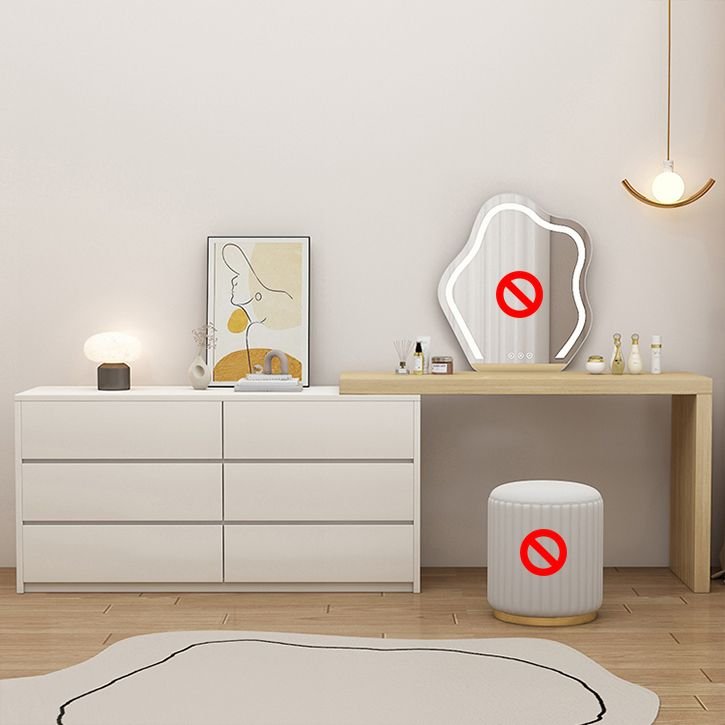 Modern Bedroom Furniture Vanity Desk With Led Mirror for Bedroom Makeup - Image 2