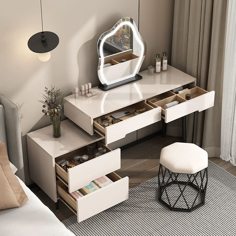 Modern Bedroom Furniture Vanity Desk With Led Mirror for Bedroom Makeup - Image 2