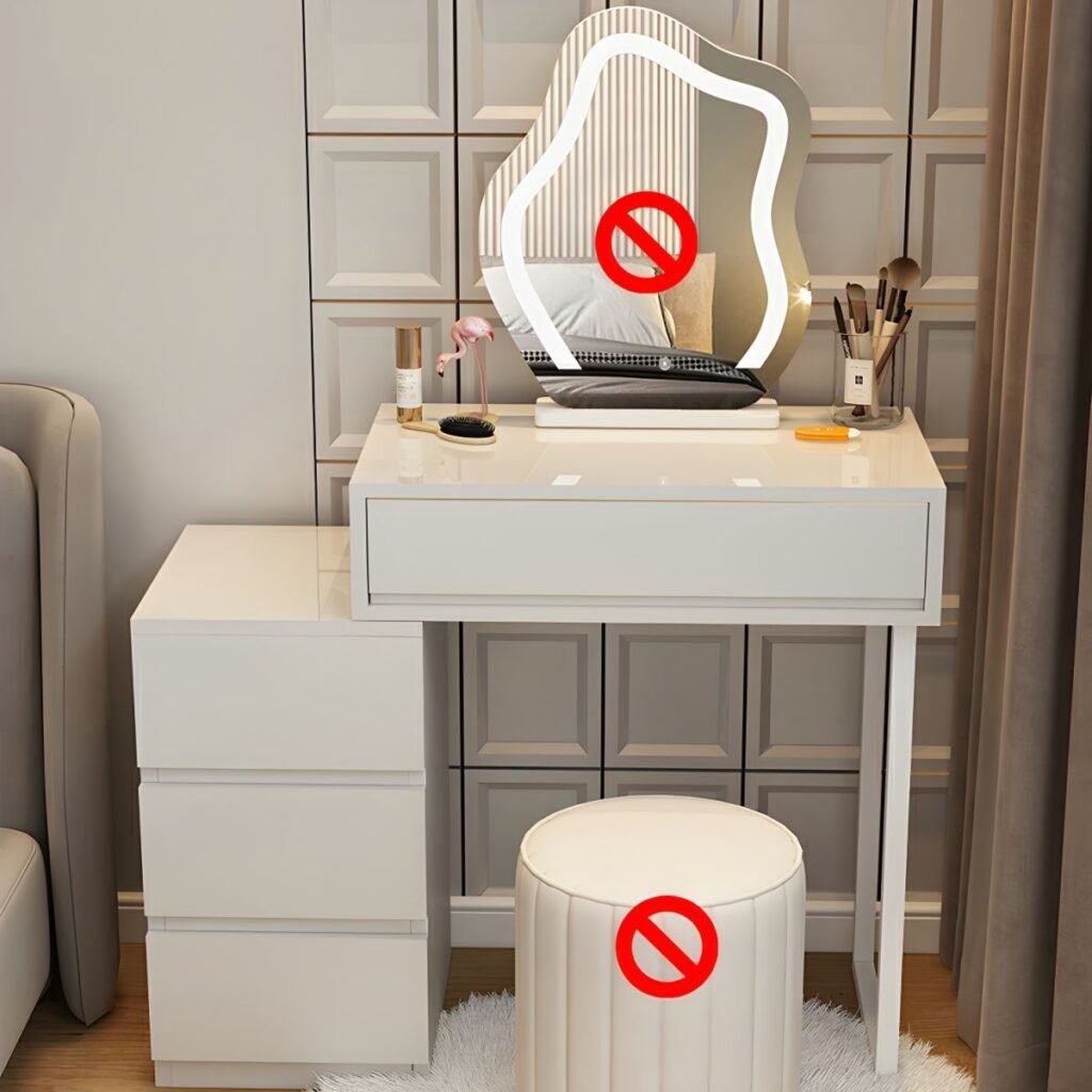 1200x12001 105 Elegant Vanity Desk with 3 Soft Close Drawers