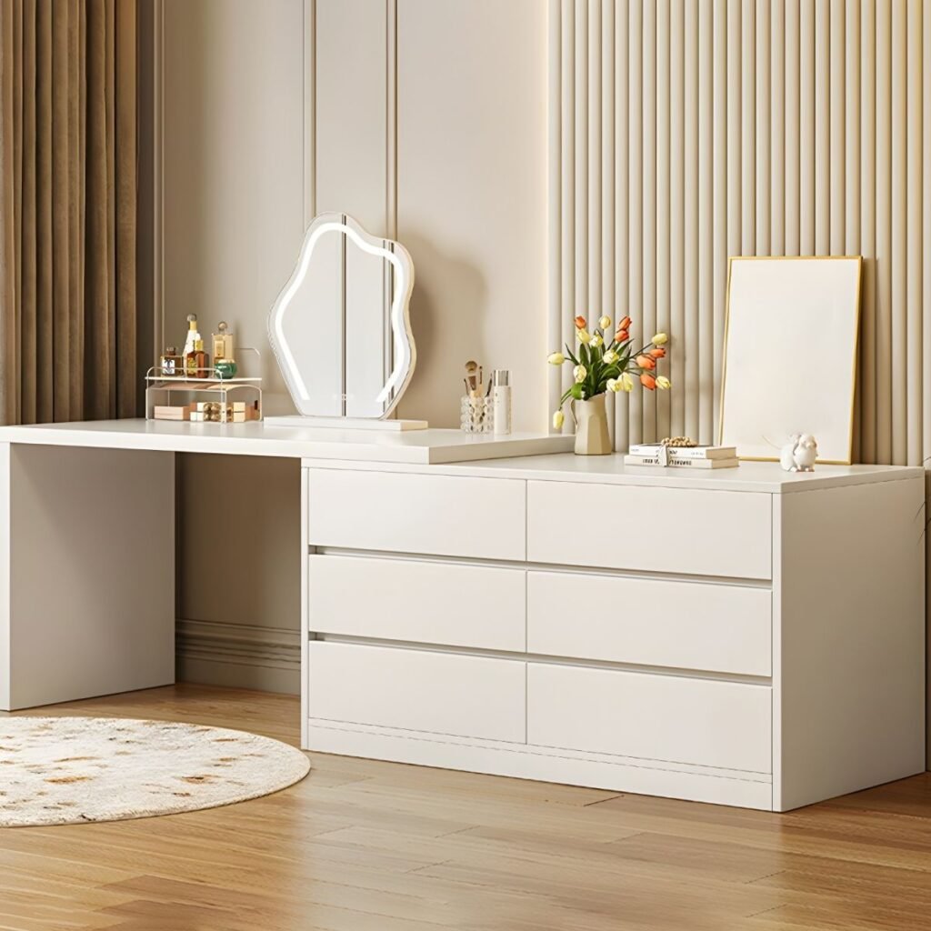 1200x12001 109 6 Drawer Dresser Vanity for Elegant Bedroom Storage