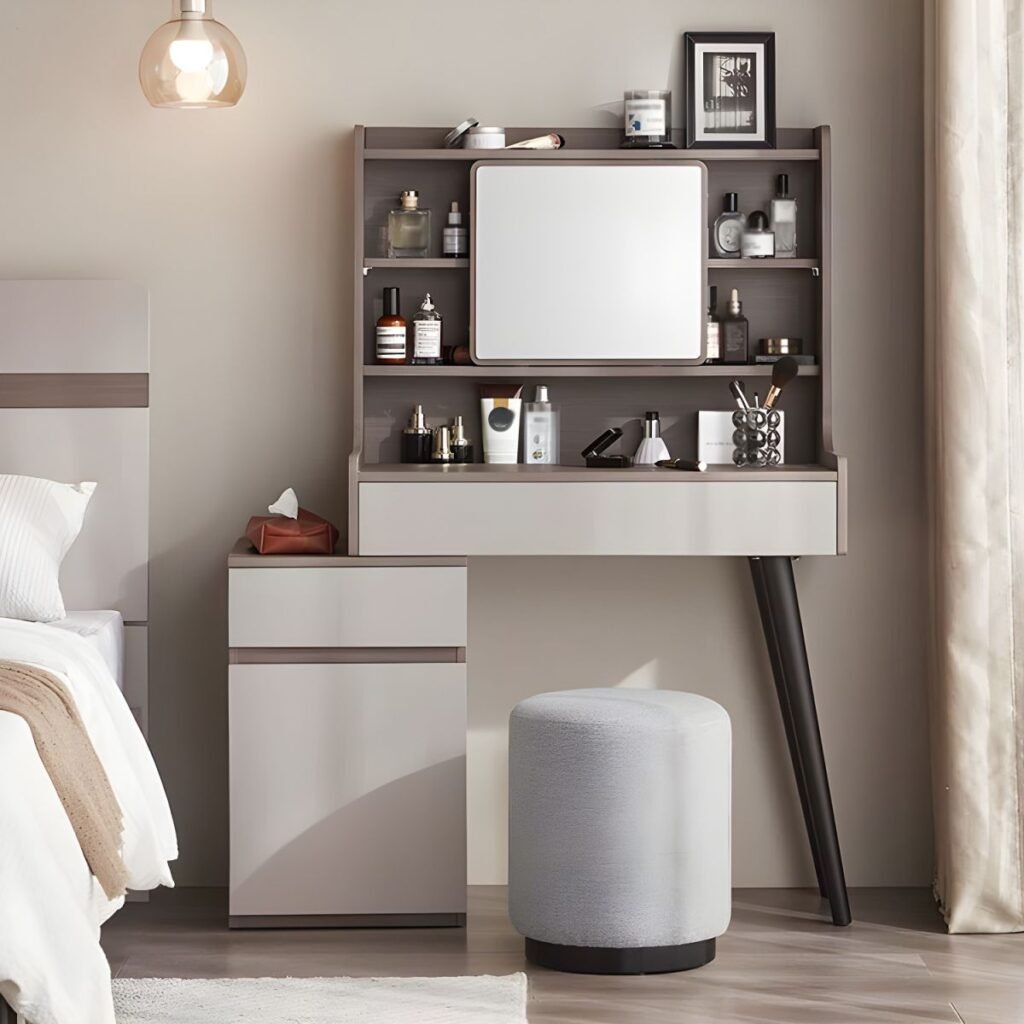 1200x12001 119 Grey Professional Dressing Table | Luxe 104cm Grey Set