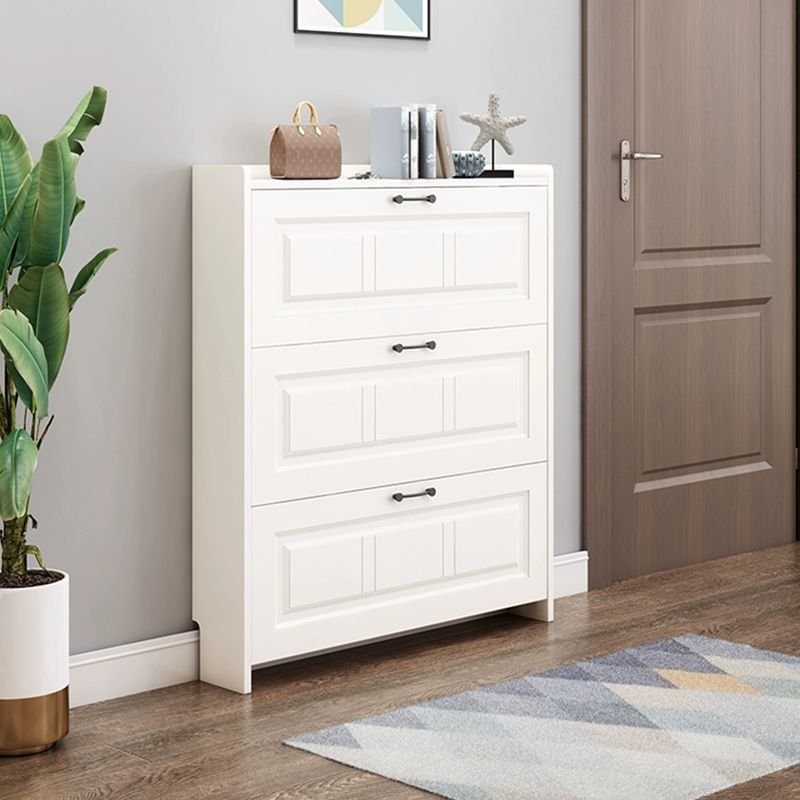 Shoe Storage Cabinet 3 Tiers ShoeStack with Shelf, Gate, Dustpro of Cover, and Closed Back - Image 2