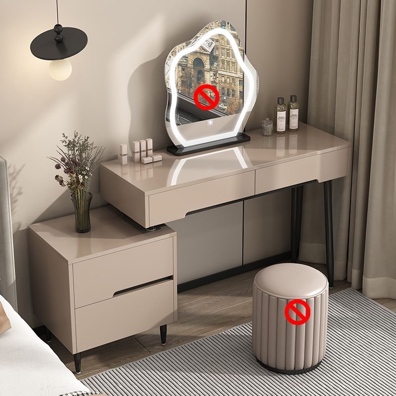 Modern Bedroom Furniture Vanity Desk With Led Mirror for Bedroom Makeup