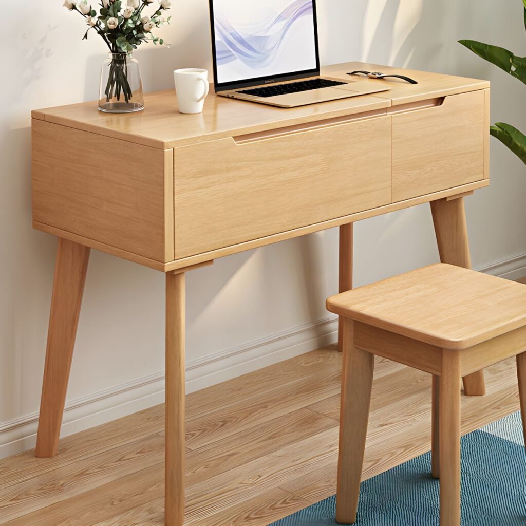 1200x12002 111 Wood Texture Makeup Desk | Blissful 60-120cm Wood Set