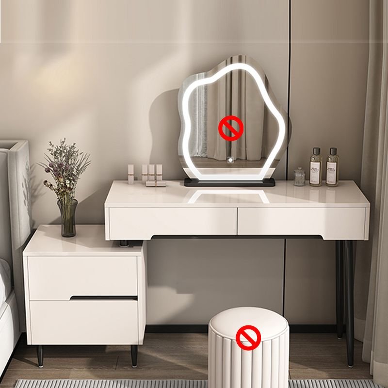 Modern Bedroom Furniture Vanity Desk With Led Mirror for Bedroom Makeup - Image 4
