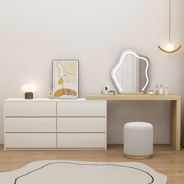 Modern Bedroom Furniture Vanity Desk With Led Mirror for Bedroom Makeup - Image 5