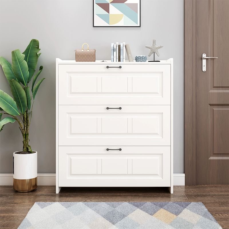 Shoe Storage Cabinet 3 Tiers ShoeStack with Shelf, Gate, Dustpro of Cover, and Closed Back - Image 5