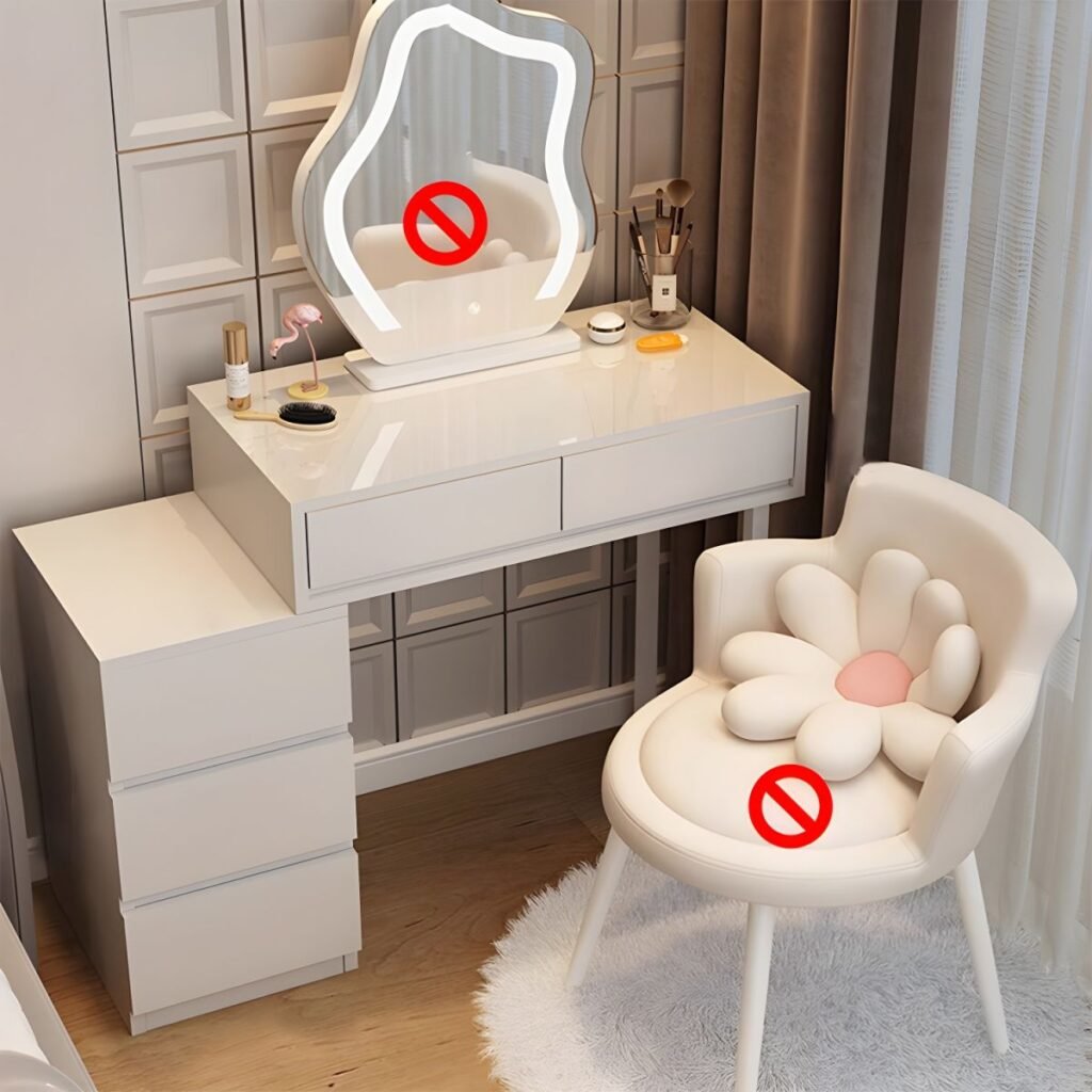 1200x12005 97 Elegant Vanity Desk with 3 Soft Close Drawers