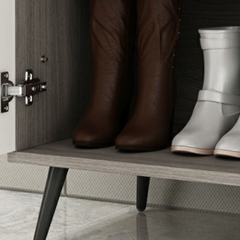 Modern Design Shoe Storage Cabinet 5-tier Storage for Shoes with Shelf, Door, Dustproof, and Closed Back - Image 7