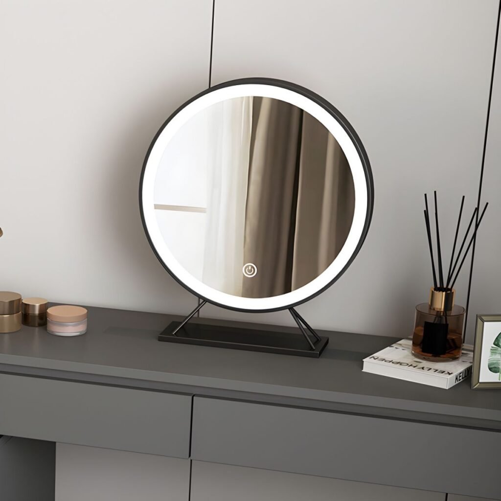 1200x12008 131 Modish Large Vanity Set with Laminate Table Top and 5 Drawers