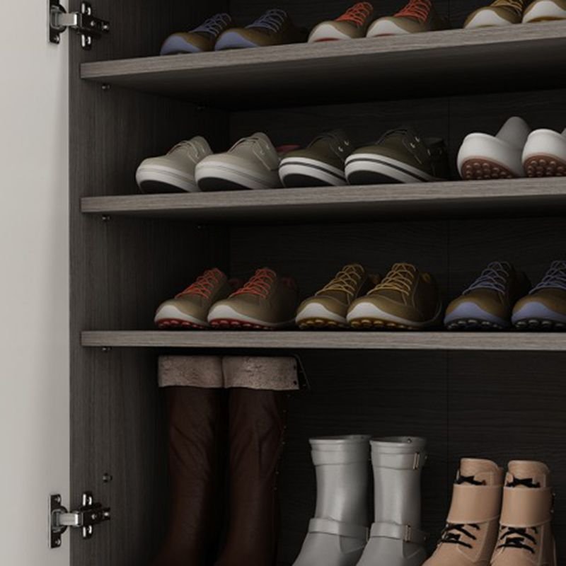 Modern Design Shoe Storage Cabinet 5-tier Storage for Shoes with Shelf, Door, Dustproof, and Closed Back - Image 8