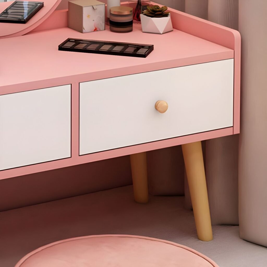 1200x12009 175 White Petite Vanity Set | Radiant 60cm Minimalist Desk