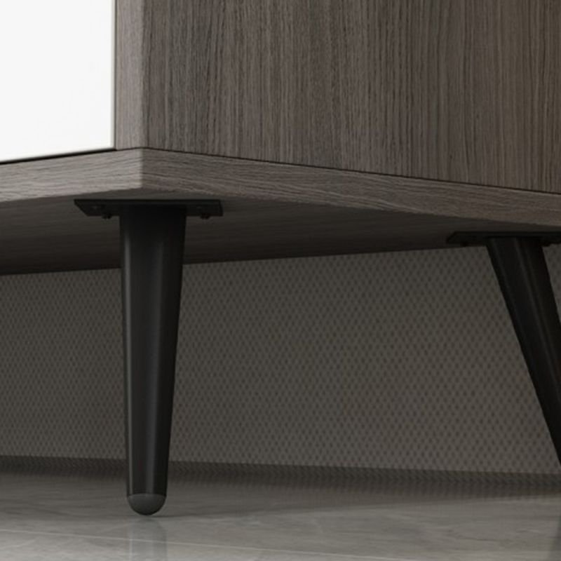 Modern Design Shoe Storage Cabinet 5-tier Storage for Shoes with Shelf, Door, Dustproof, and Closed Back - Image 9