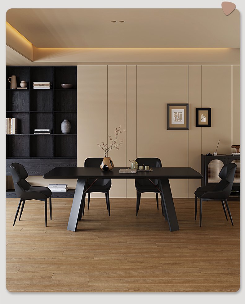 Contemporary Solid Wood Kitchen & Dining Table in Light Brown with Chip Resistant Fixed Legs for 6-person Seat/Seats 10/8 People - Image 10