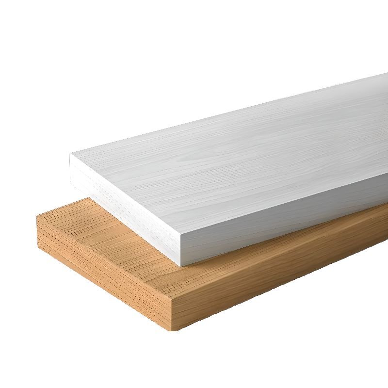 White Minimalist Manufactured Wood Wardrobe Closet with 3-Drawer/2 Drawers, Interior Shelves, and Clothing Rod - Image 3