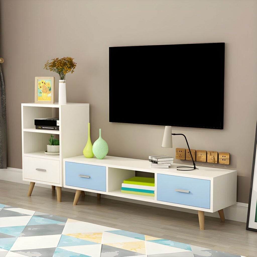 1200x12002 172 Sleek Low Profile TV Console | Serene 71" Unit