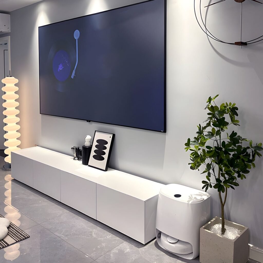 1200x12003 119 Apexerahomelife JX-TVC-030 Elegant White Minimalist TV Stand Sleek Modern Media Console