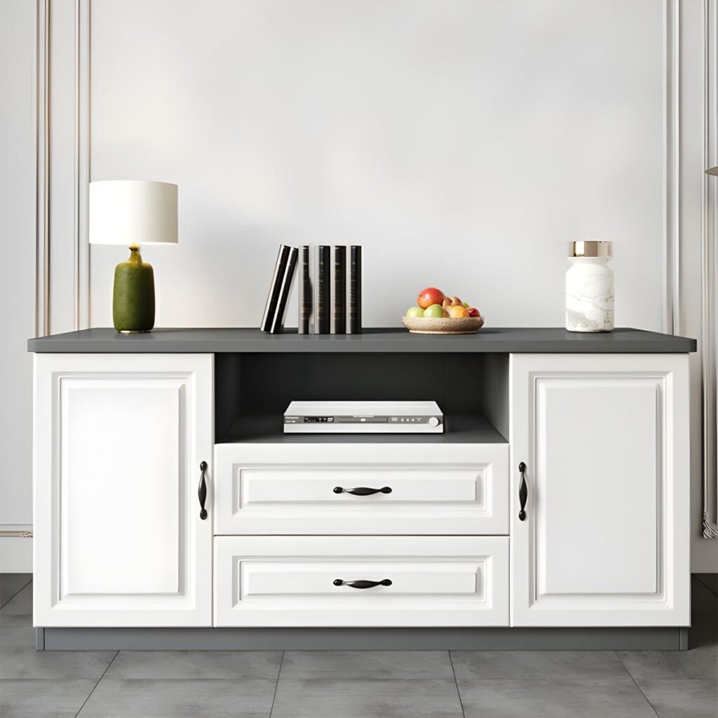 1200x12003 167 Urban Chic Two Tone TV Stand | Luxe 63" Unit