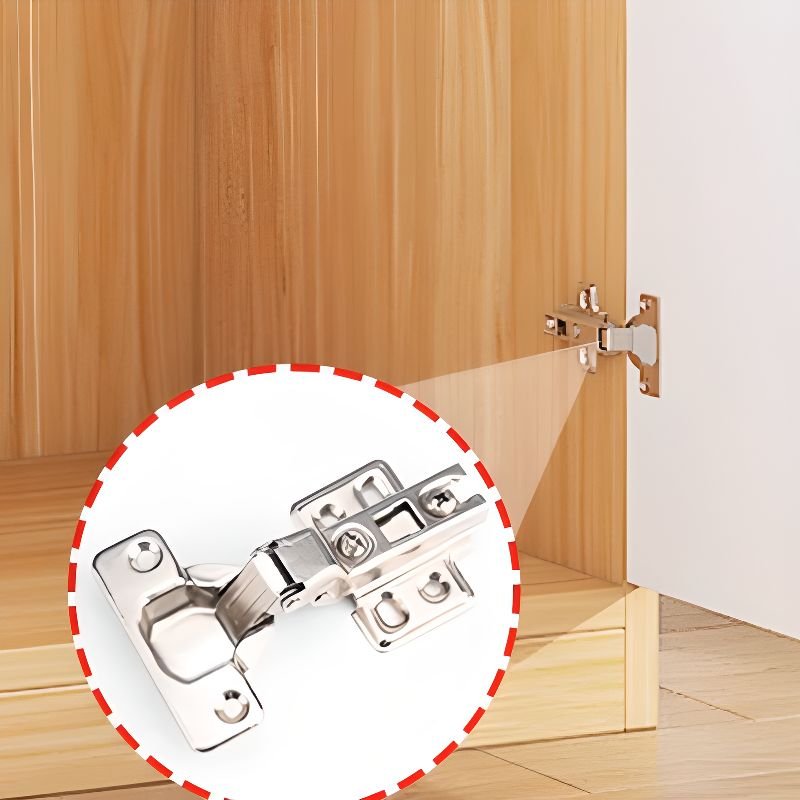 Modern Auburn Lumber Wardrobe Armoire with Soft Close Door, Compartments, Interior Shelves and Clothing Rod - Image 5