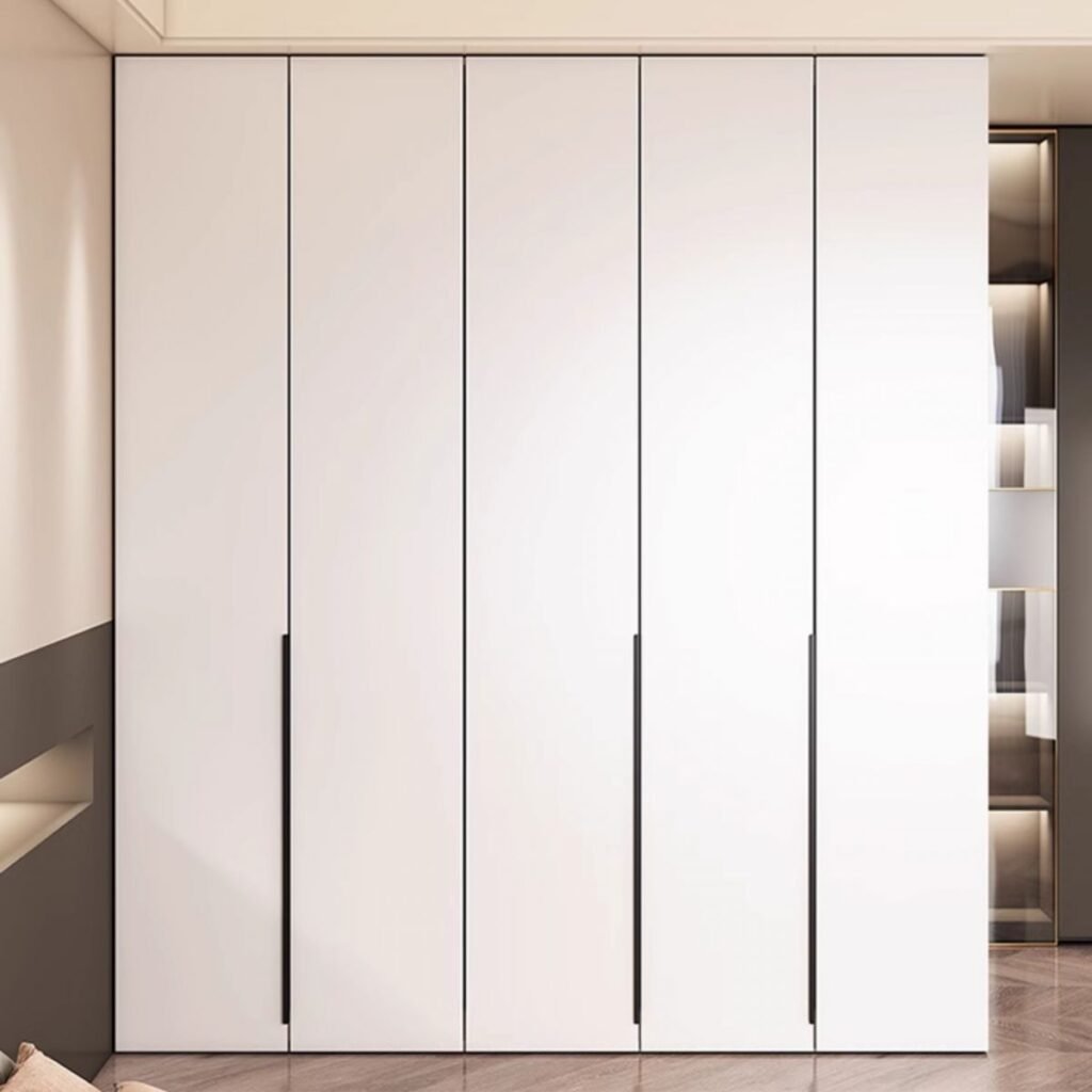 1200x12003 77 Stunning Full-Height White Wardrobe with 98.5" Sleek Design and Soft-Close Precision for a Bright Modern Bedroom