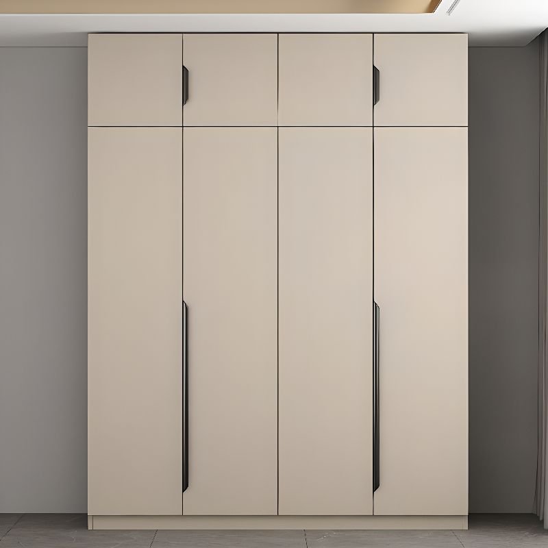 Hinged Wardrobe Cabinet Engineered Wood Wardrobe Armoire for Home - Image 3