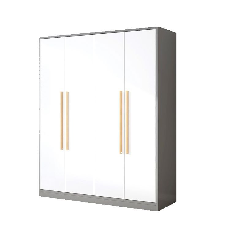 Modern Auburn Lumber Wardrobe Armoire with Soft Close Door, Compartments, Interior Shelves and Clothing Rod - Image 6