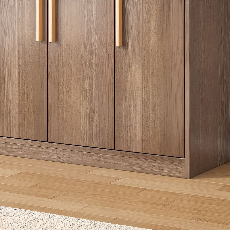 Wood Grain Design Armoires & Wardrobes with Soft Close Door and Storage Space - Image 6