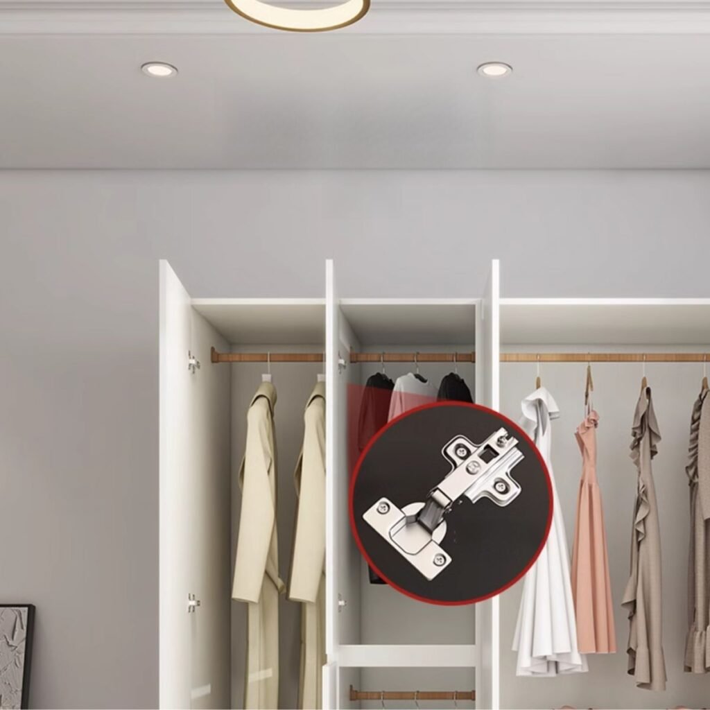 1200x12005 93 Elegant Pure White Minimalist Wardrobe with Hidden Handles - Premium 71" Tall ENF Eco-Friendly Armoire