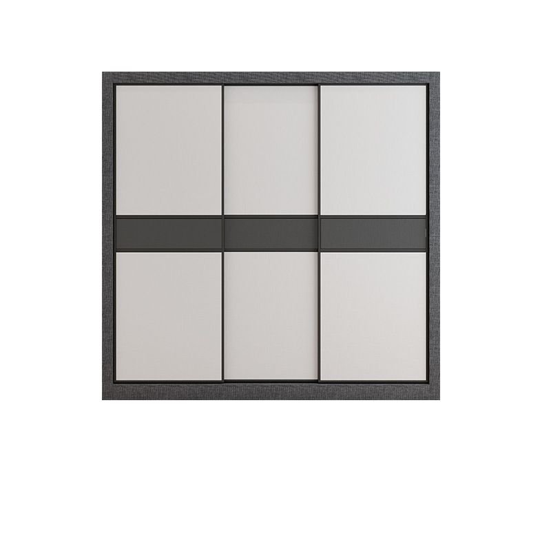 White Modish Manufactured Wood Independent Armoire Cabinet with Soft Close Drawer, Soft Close Door, and Interior Shelves - Image 6