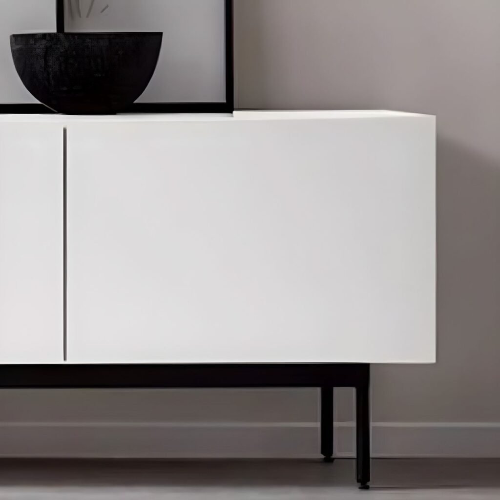 1200x12007 112 Sleek Khaki Media Console | Airy 94" Base