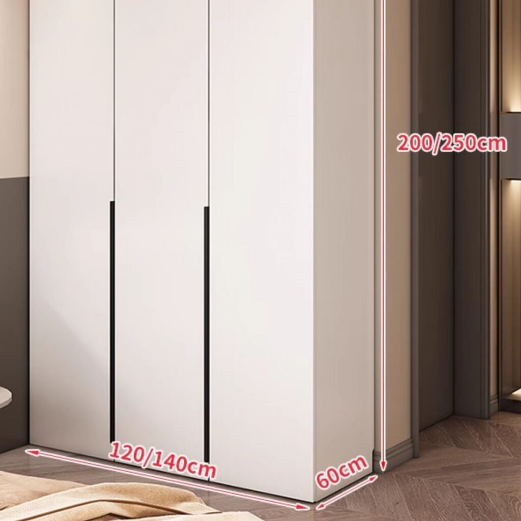 1200x12007 47 Stunning Full-Height White Wardrobe with 98.5" Sleek Design and Soft-Close Precision for a Bright Modern Bedroom