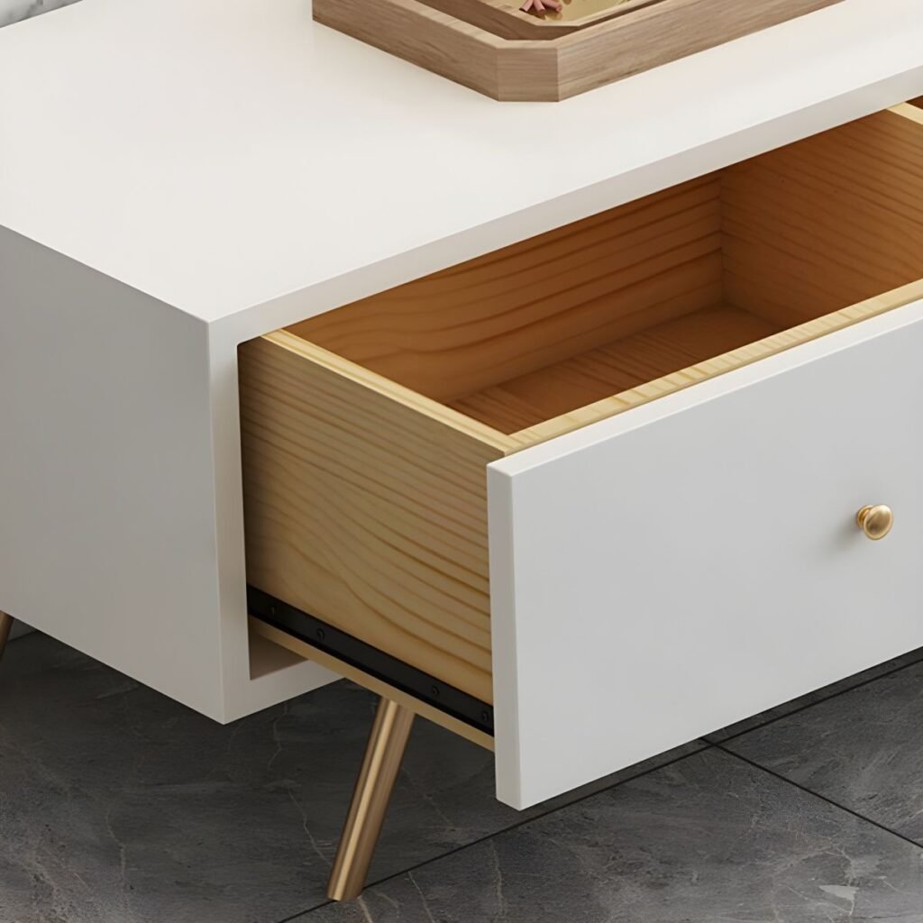1200x12007 76 Elegant White 4 Drawer TV Stand featuring Modern Minimalist Design, 79 inch Large Media Console for Luxury Living