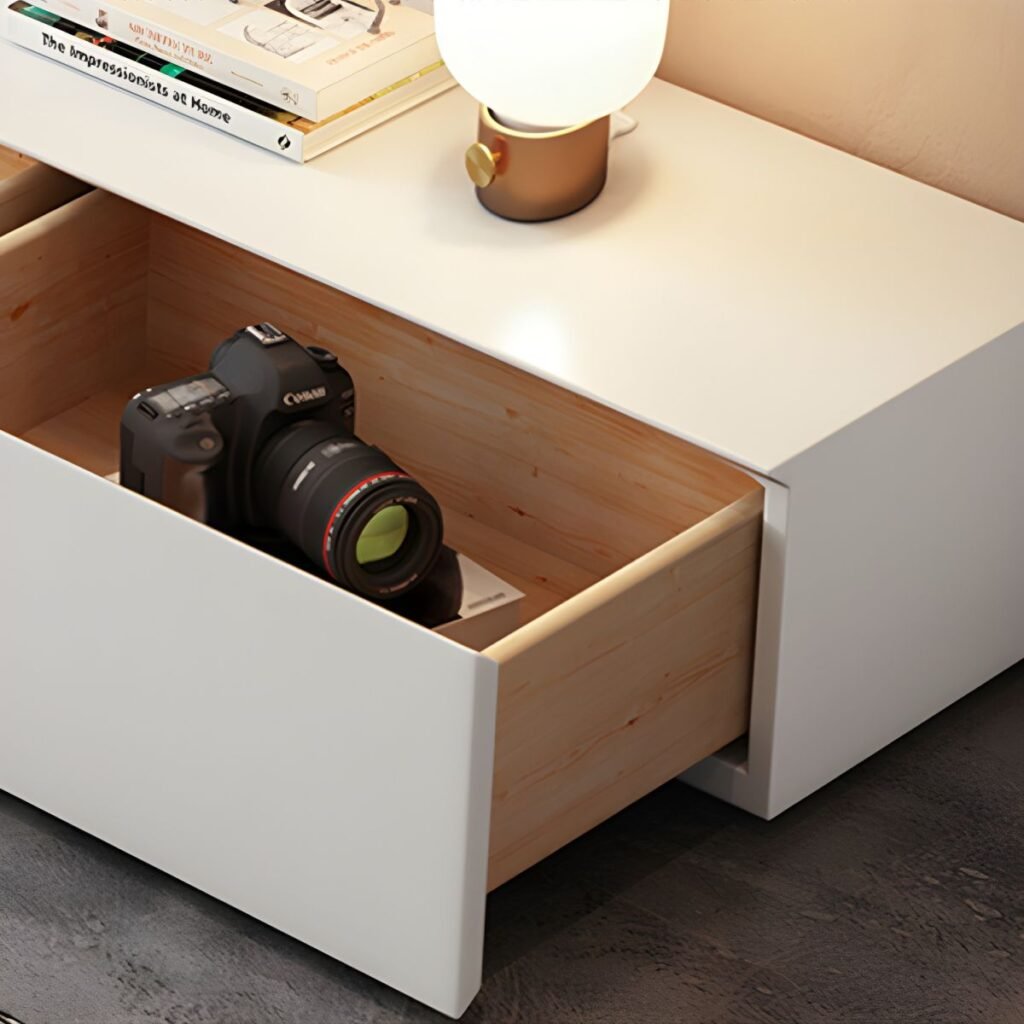1200x12008 91 Low Profile Black Wood Console | Sleek Stand
