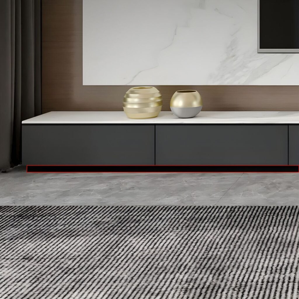 1200x12005 13 Urban Grey Slim TV Bench | Refined 79" Unit