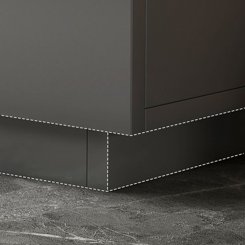 Modern Stone TV Stand with 4 Drawers/3 Drawers and Cable Management - Image 7