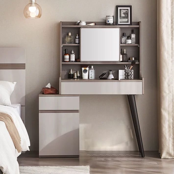 Grey Professional Dressing Table charcoal grey