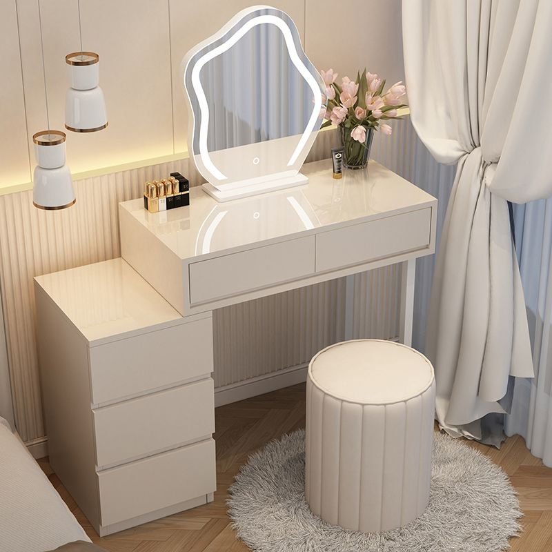Slim Grey White Vanity Set grey white E0