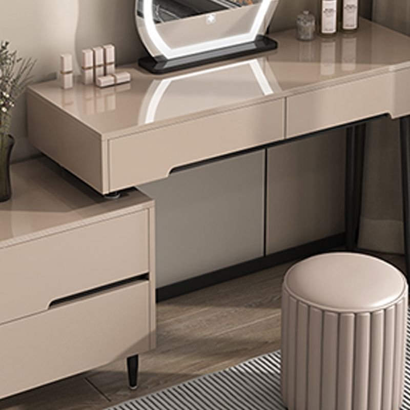 Linear White Grey Vanity grey swivel