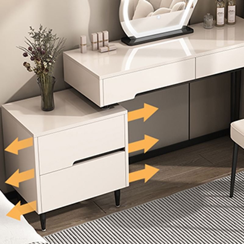 Extendable White Grey Vanity | Vivid 120cm Swivel Desk 2 1200x1200(5)