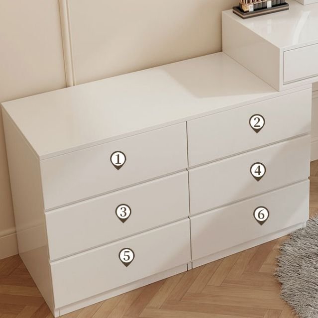 Minimalist White Vanity Table desk