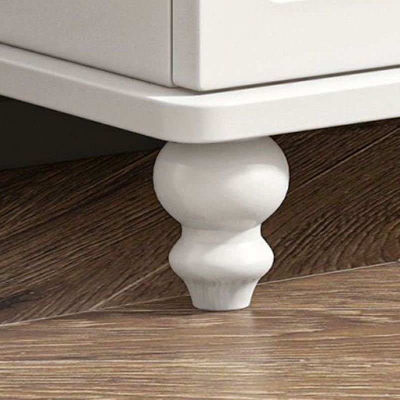 White European TV Console in a serene master suite.