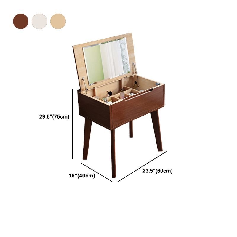 Dimensions for Wood Texture Makeup Desk