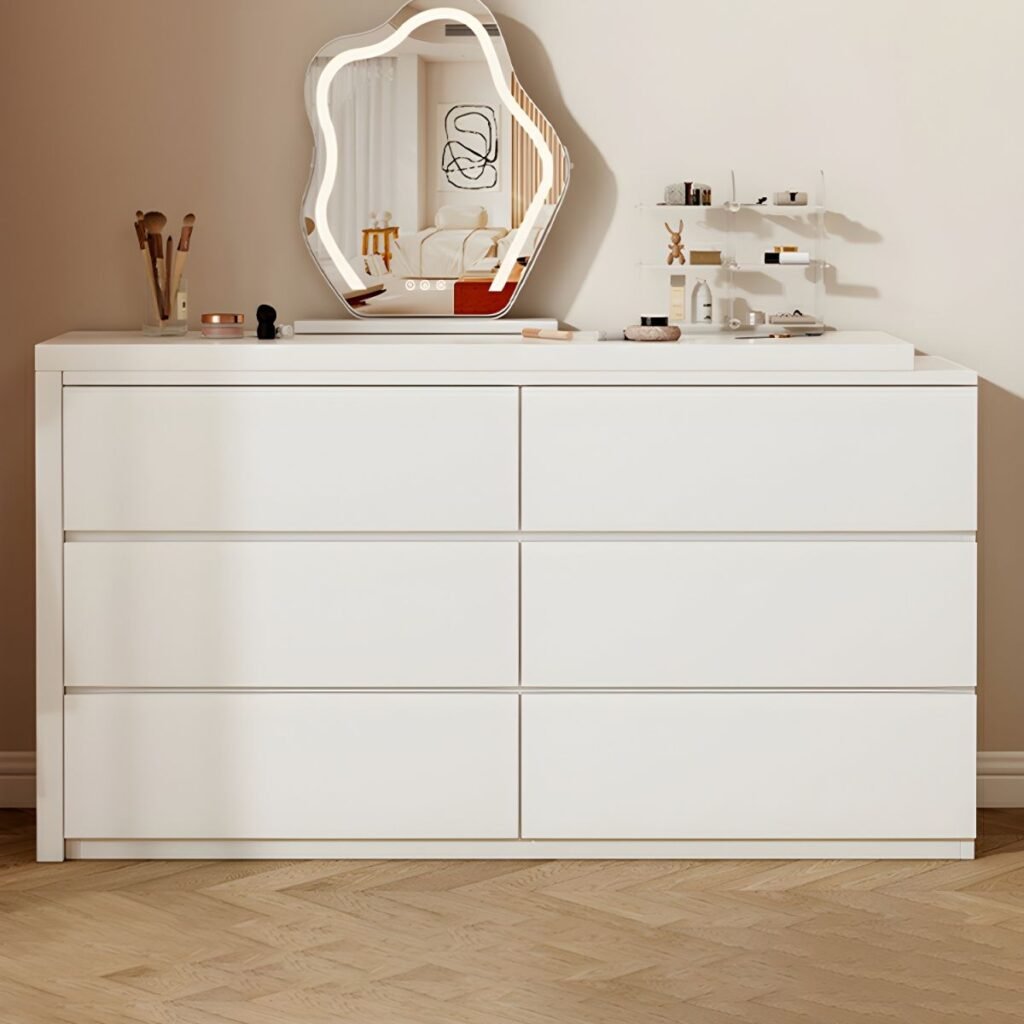 Double Chest Vanity storage space