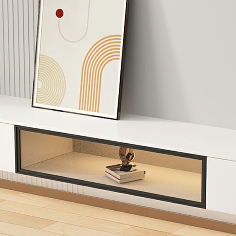 The Luminescence of Luxury: Why the Floating Glass Door TV Stand Redefines Modern Lounges