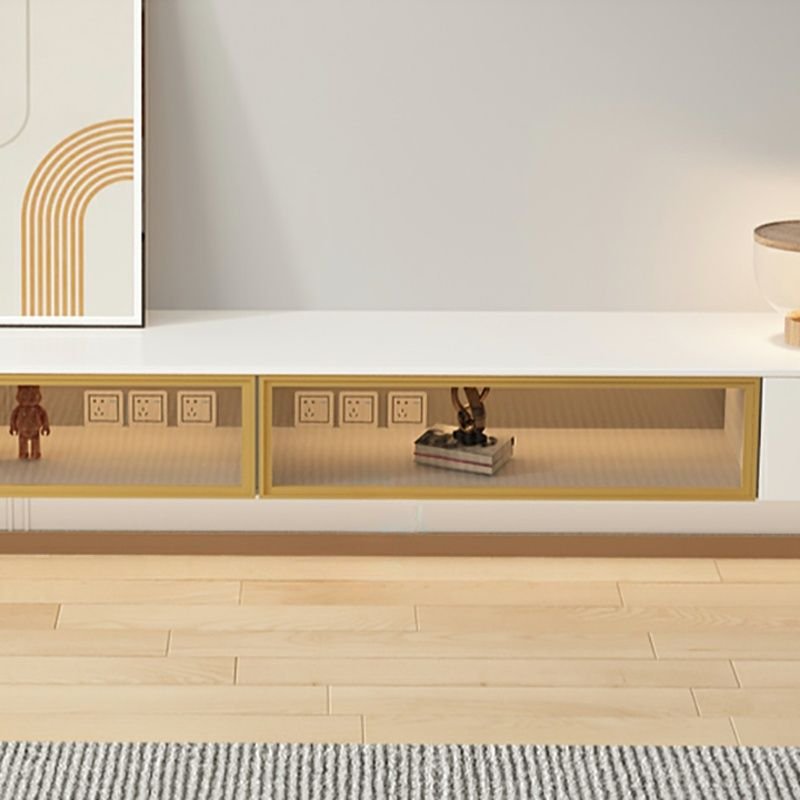 The Luminescence of Luxury: Why the Floating Glass Door TV Stand Redefines Modern Lounges