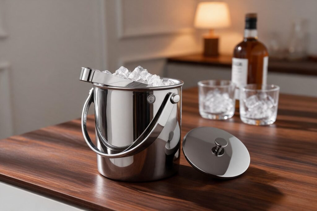 Example image showing how to keep ice from melting in a styled room setting